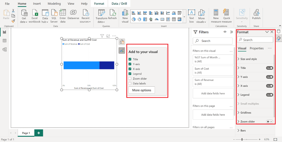 Customizing X-Axis Order in Power BI